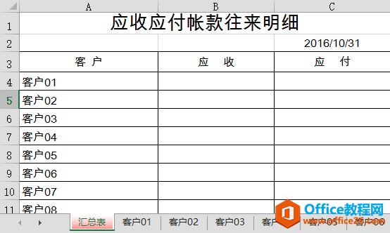 决定工作效率的关键技能—Excel多表数据快速汇总(高级)
