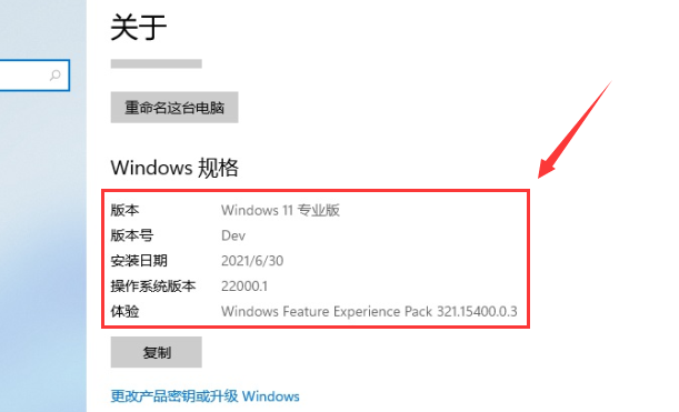 Win11系统如何查看自己的版号?